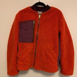 We The Free Rivington Sherpa Orange and Plum Jacket XS